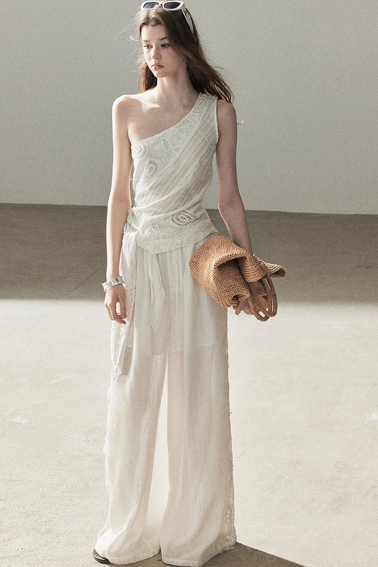 Clear Sky Sleeveless Top Set-Up