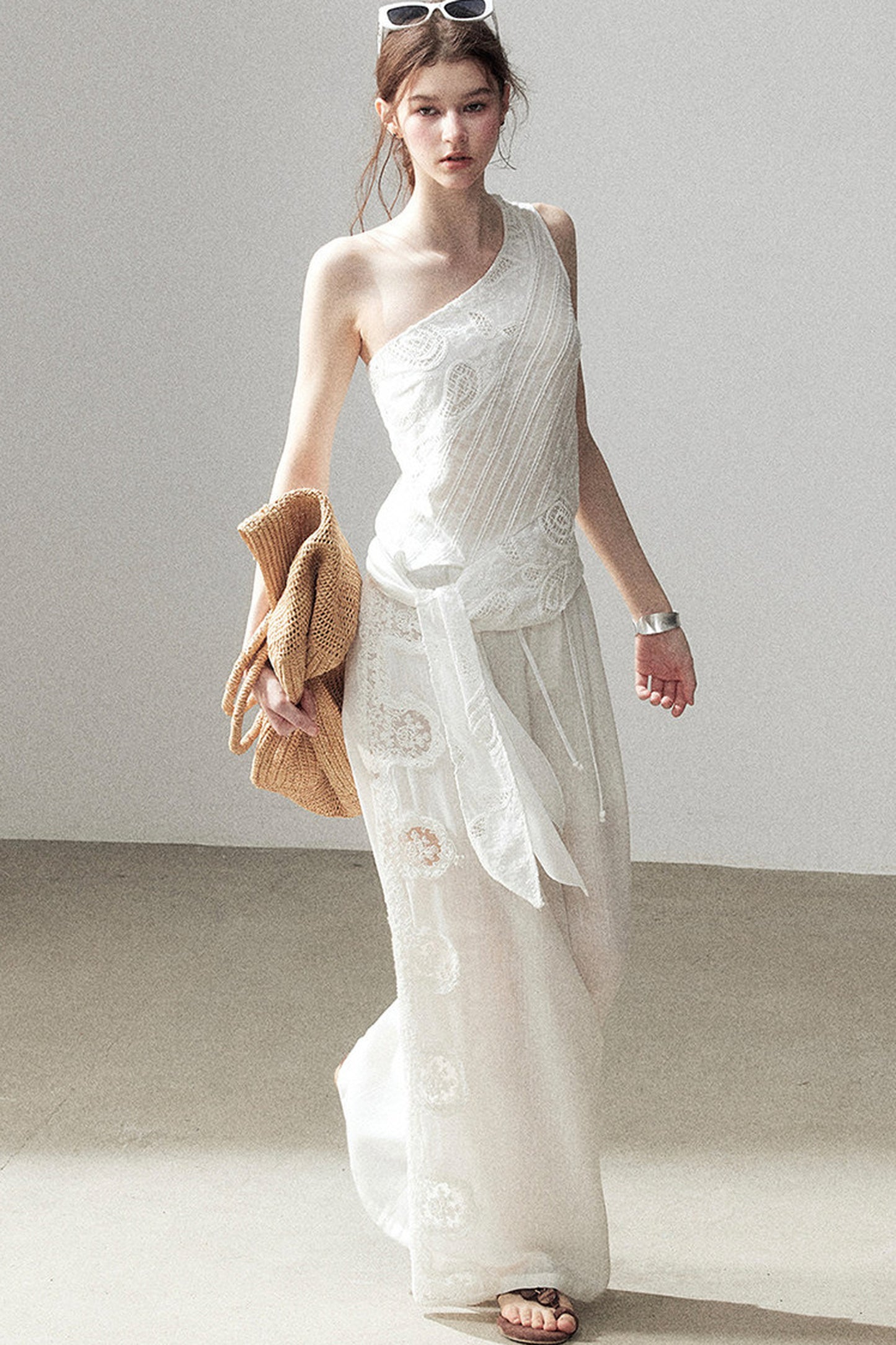 Clear Sky Sleeveless Top Set-Up
