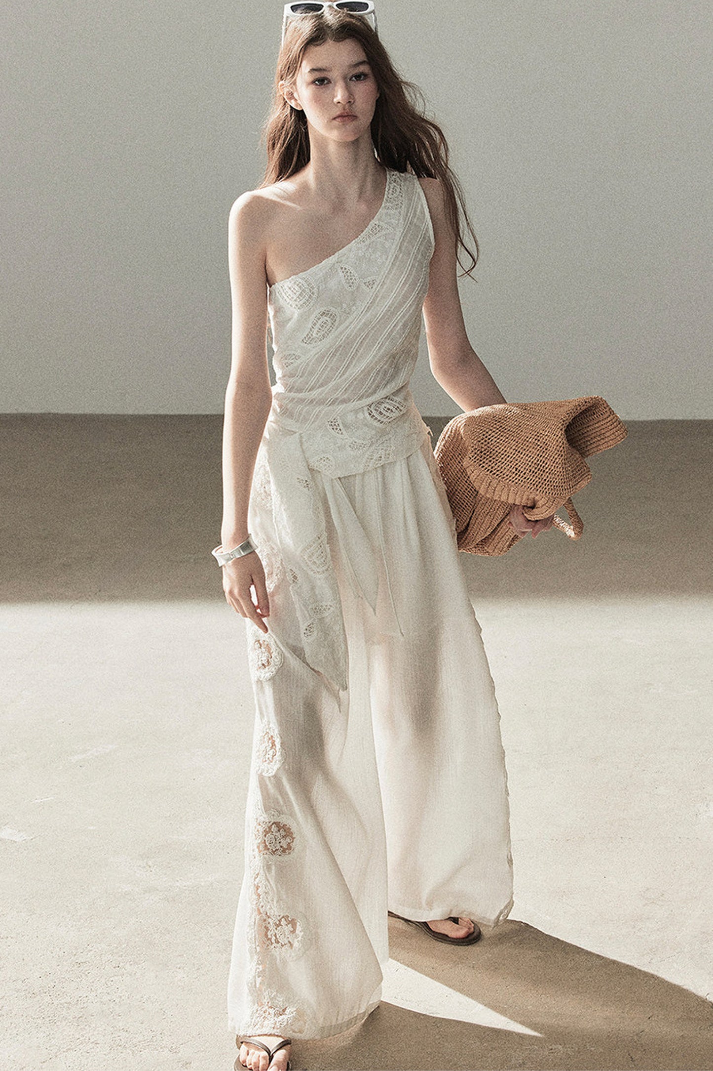 Clear Sky Sleeveless Top Set-Up