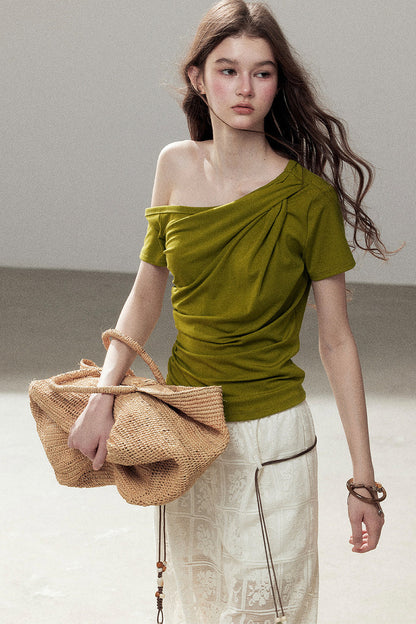 Asymmetrical Summer Commuter Top