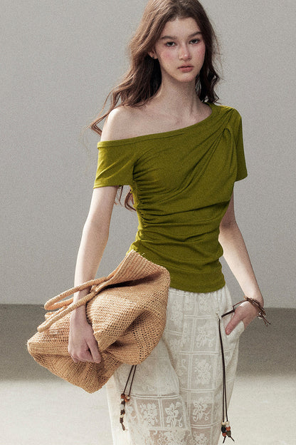Asymmetrical Summer Commuter Top