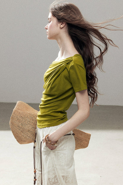 Asymmetrical Summer Commuter Top