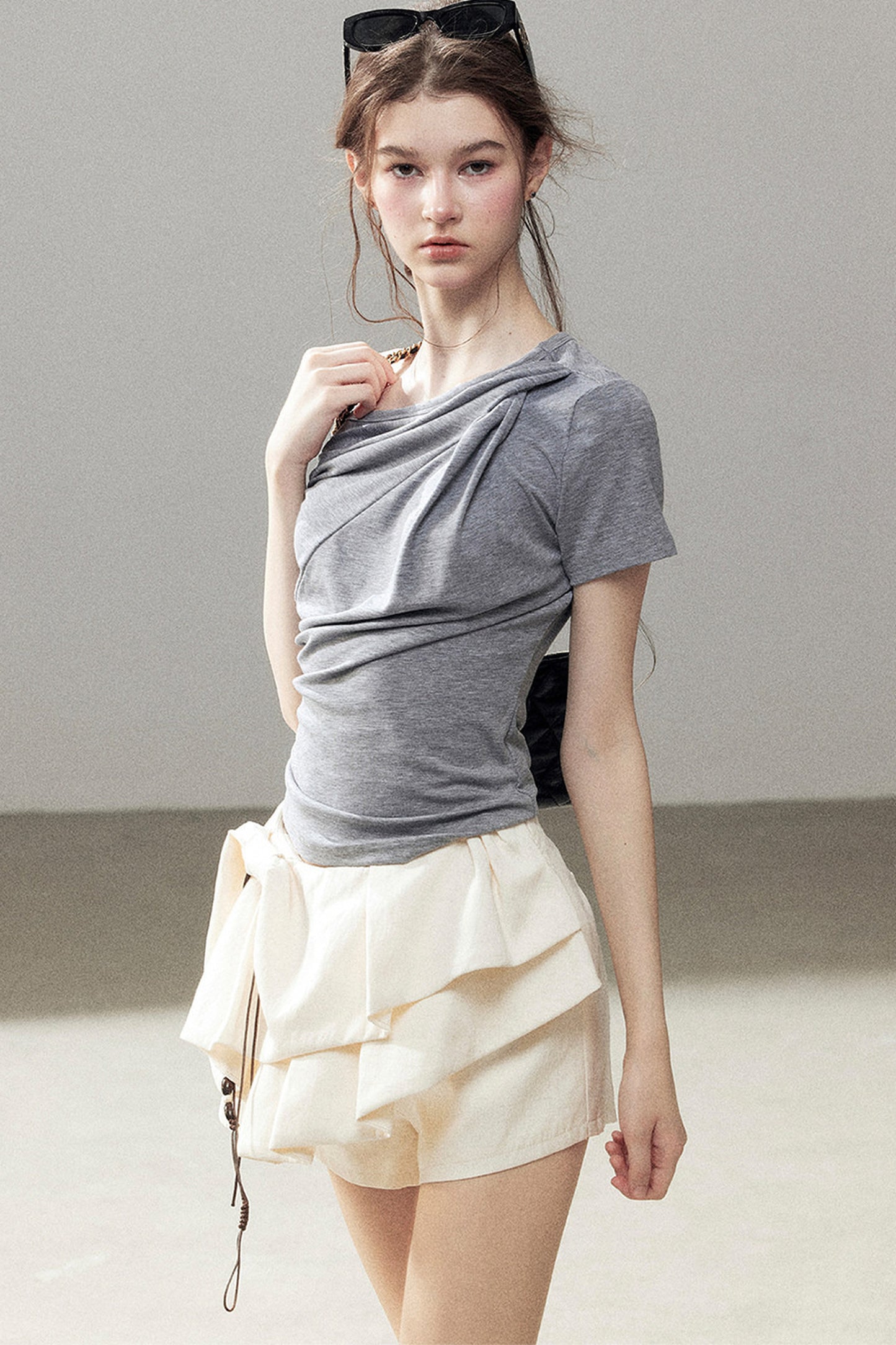 Asymmetrical Summer Commuter Top