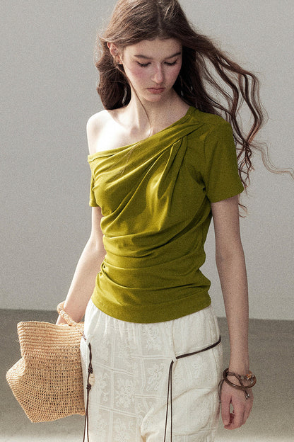 Asymmetrical Summer Commuter Top
