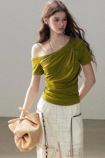 Asymmetrical Summer Commuter Top