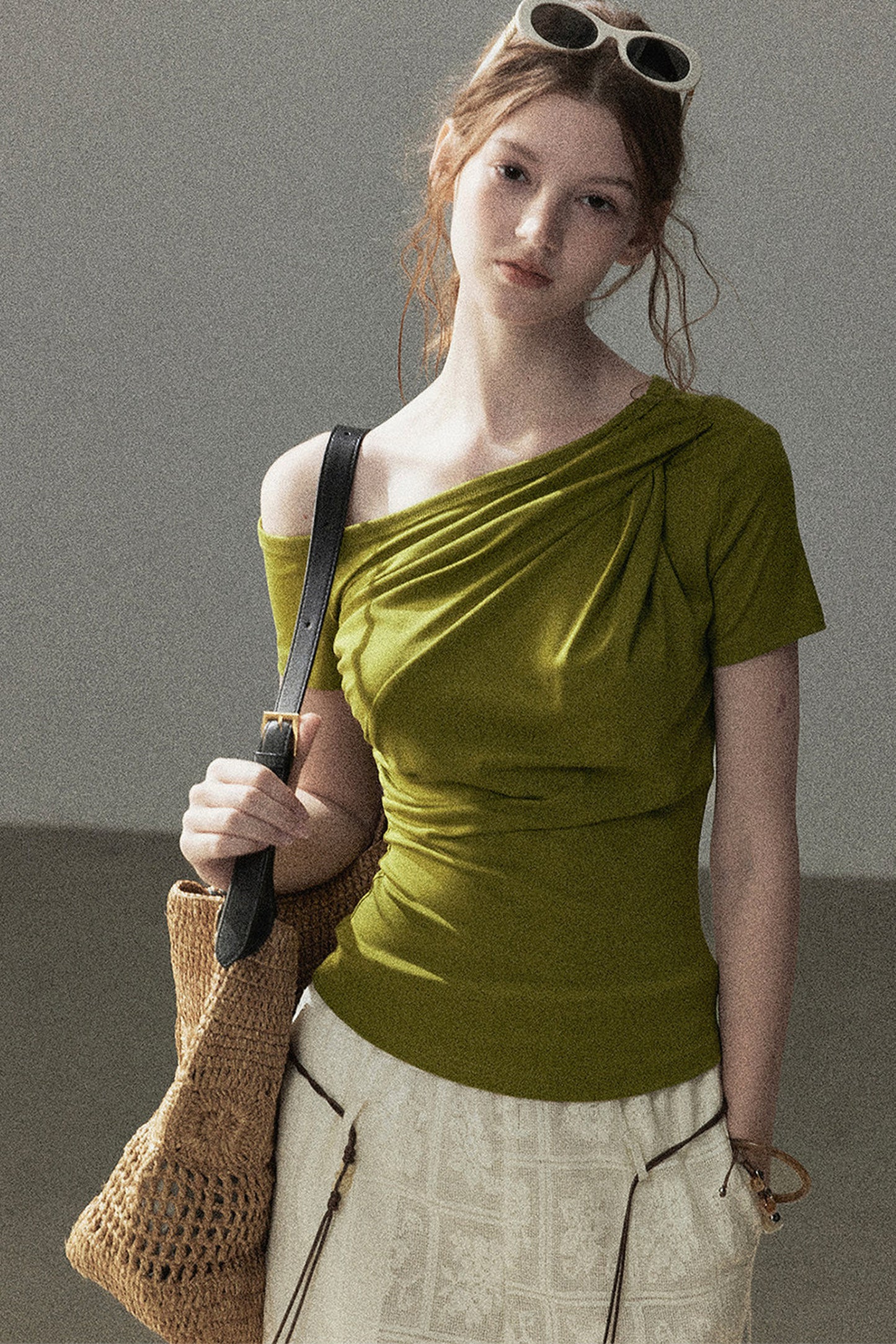 Asymmetrical Summer Commuter Top