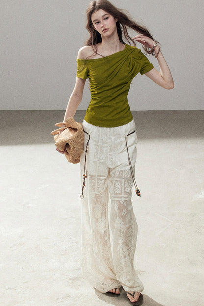 Asymmetrical Summer Commuter Top