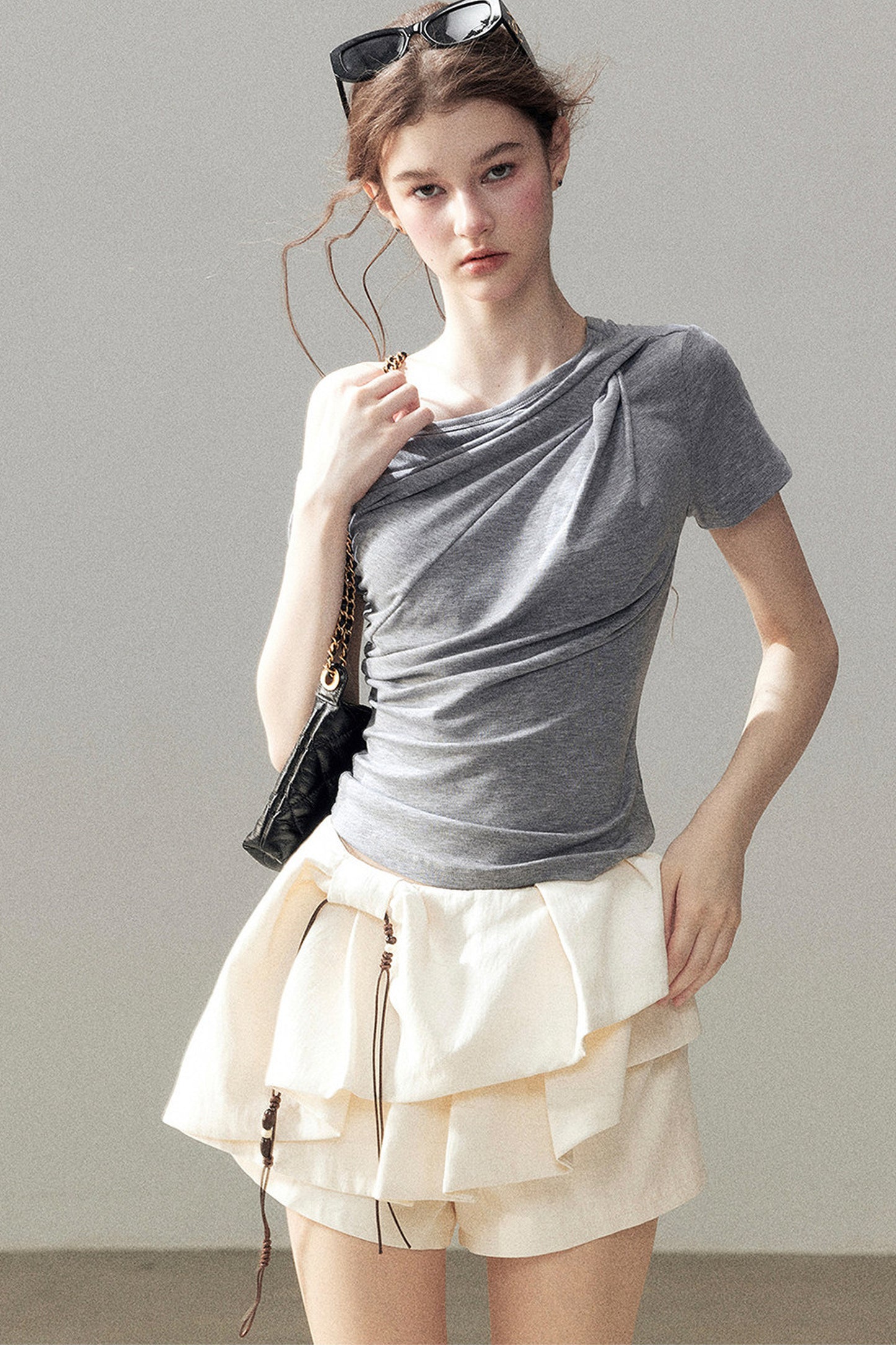 Asymmetrical Summer Commuter Top