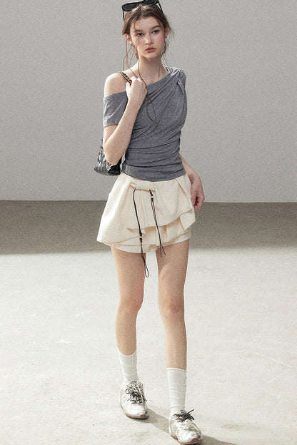 Asymmetrical Summer Commuter Top