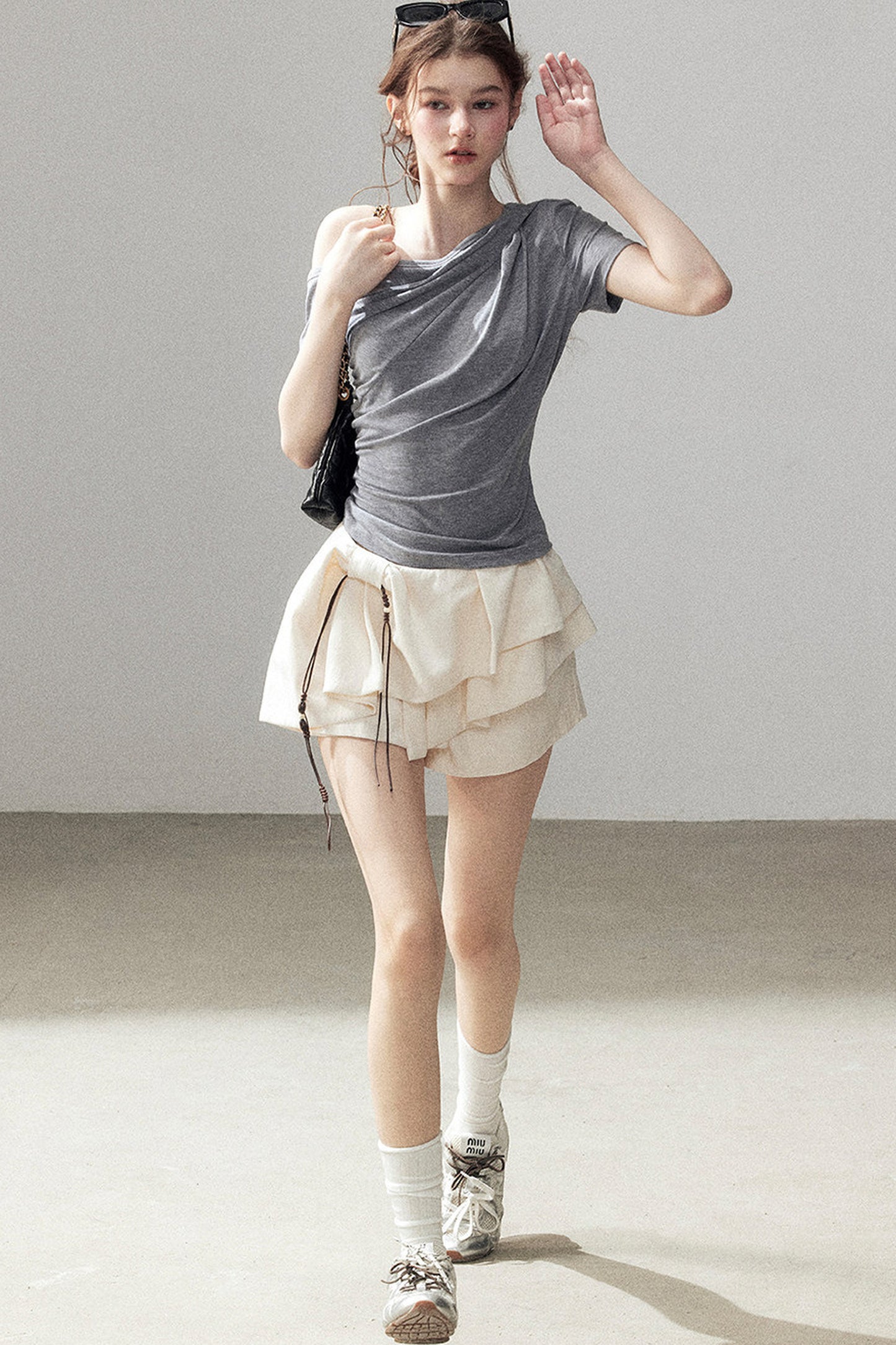 Asymmetrical Summer Commuter Top