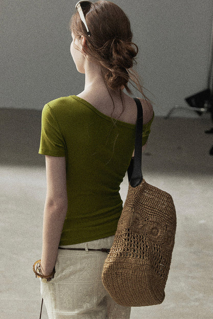 Asymmetrical Summer Commuter Top