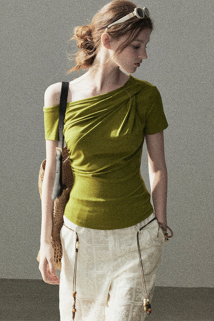 Asymmetrical Summer Commuter Top
