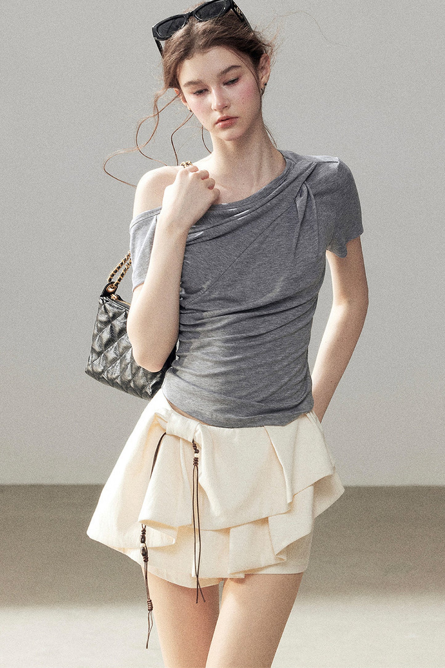 Asymmetrical Summer Commuter Top