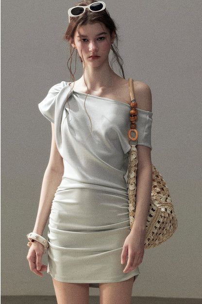 Minimalist Off-Shoulder Dress