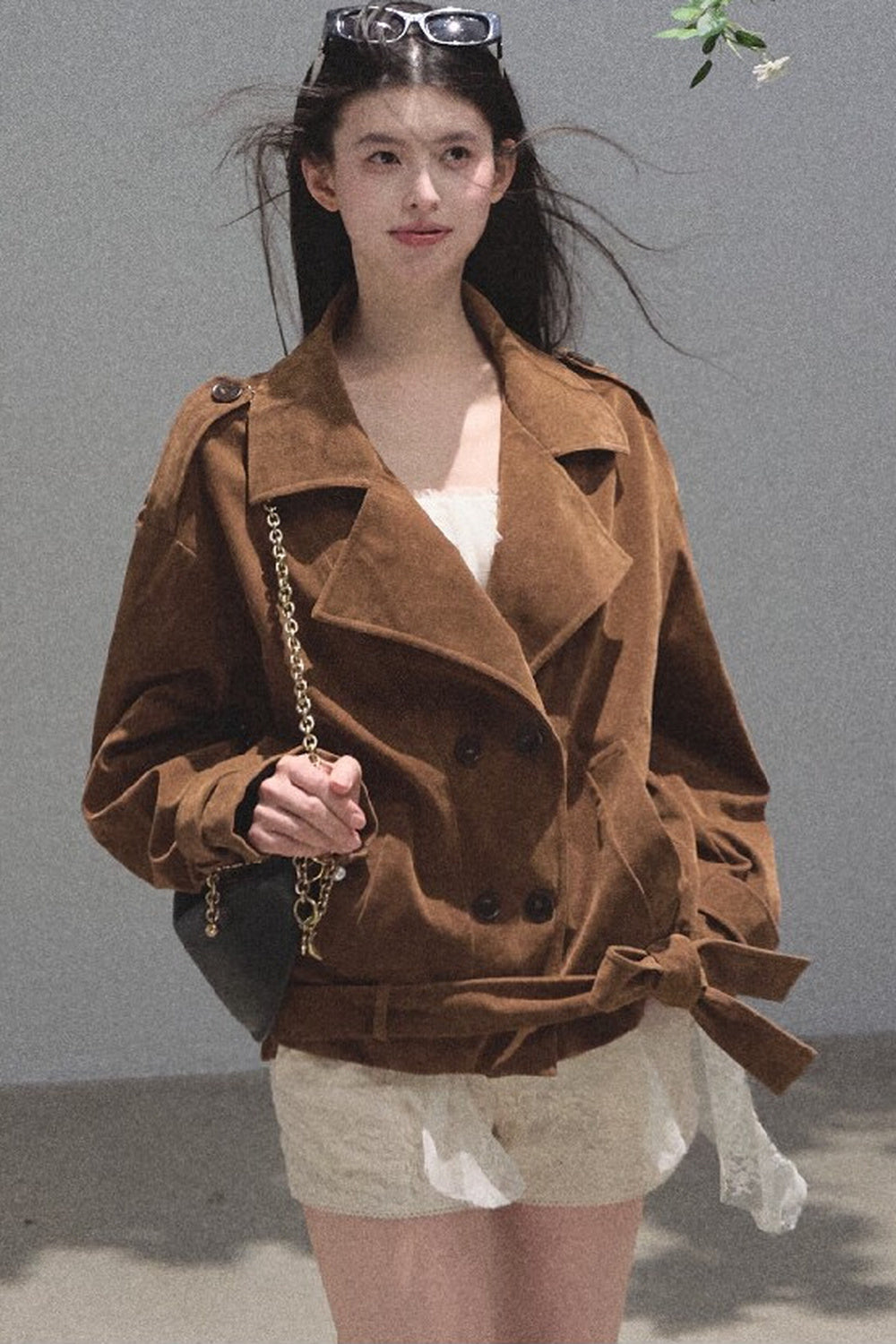 Maillard Caramel Retro Jacket Set