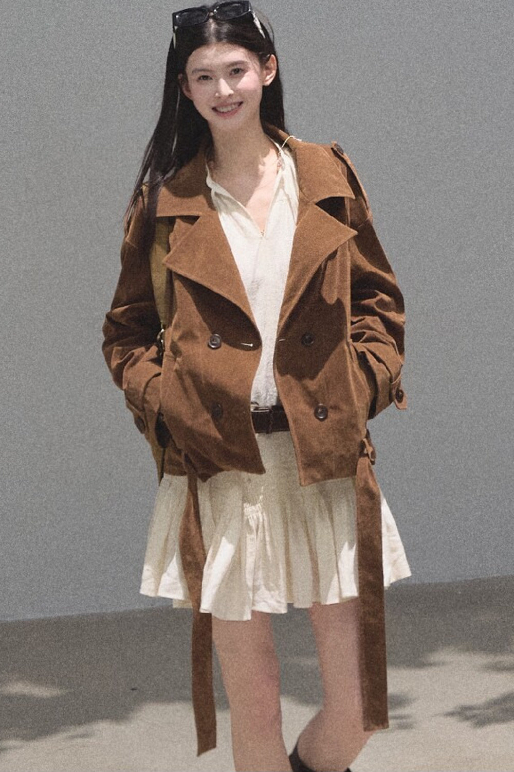 Maillard Caramel Retro Jacket Set