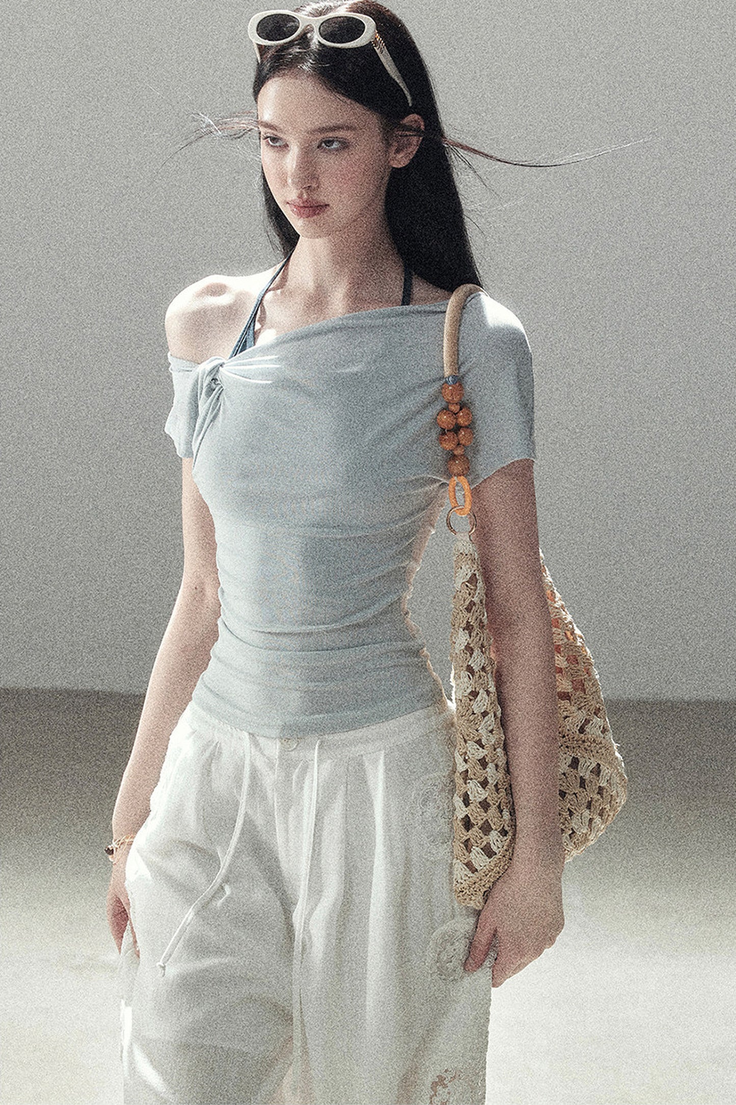 Asymmetrical Off-Shoulder Top