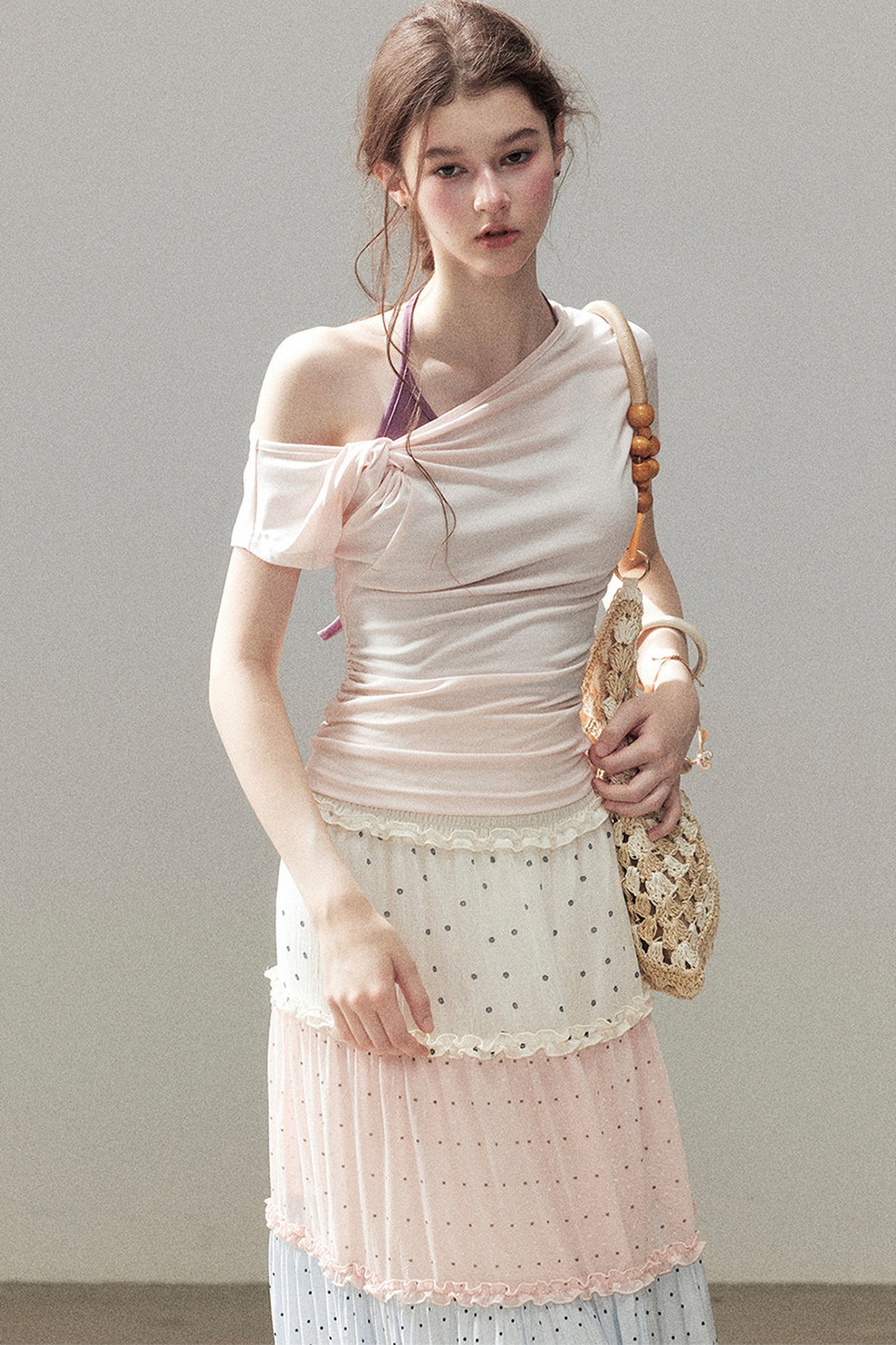 Asymmetrical Off-Shoulder Top
