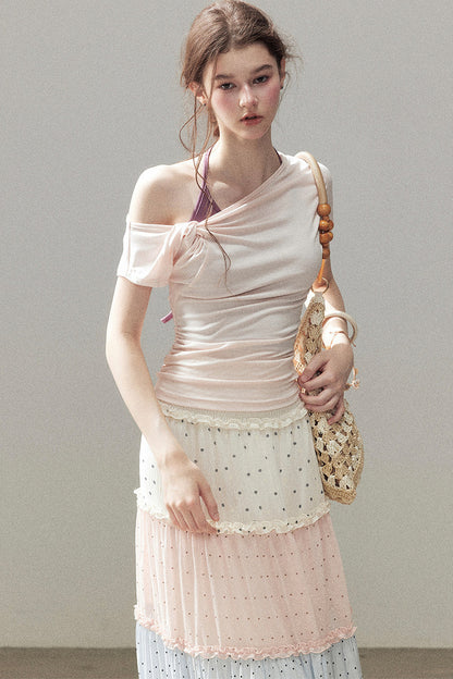 Asymmetrical Off-Shoulder Top