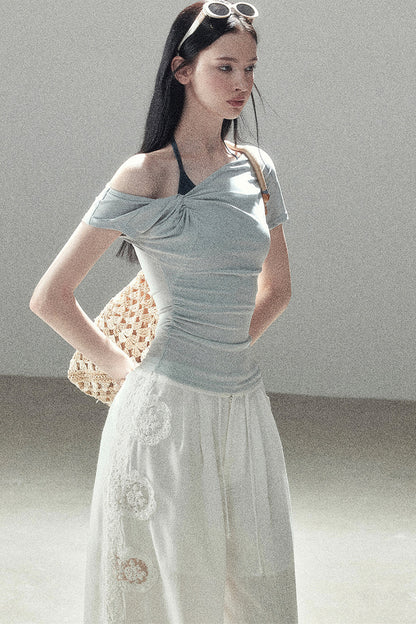 Asymmetrical Off-Shoulder Top