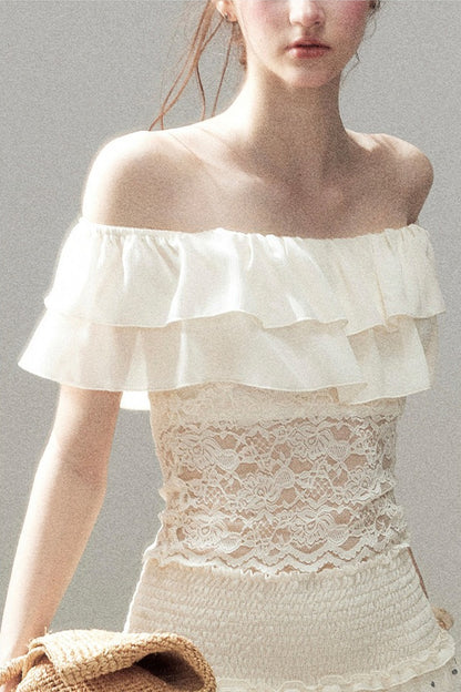 Insomniac Moon Lace Top