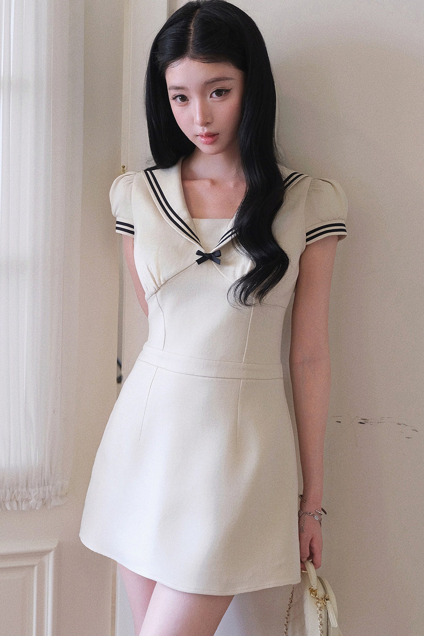 Jeju Island Bowknot Dress