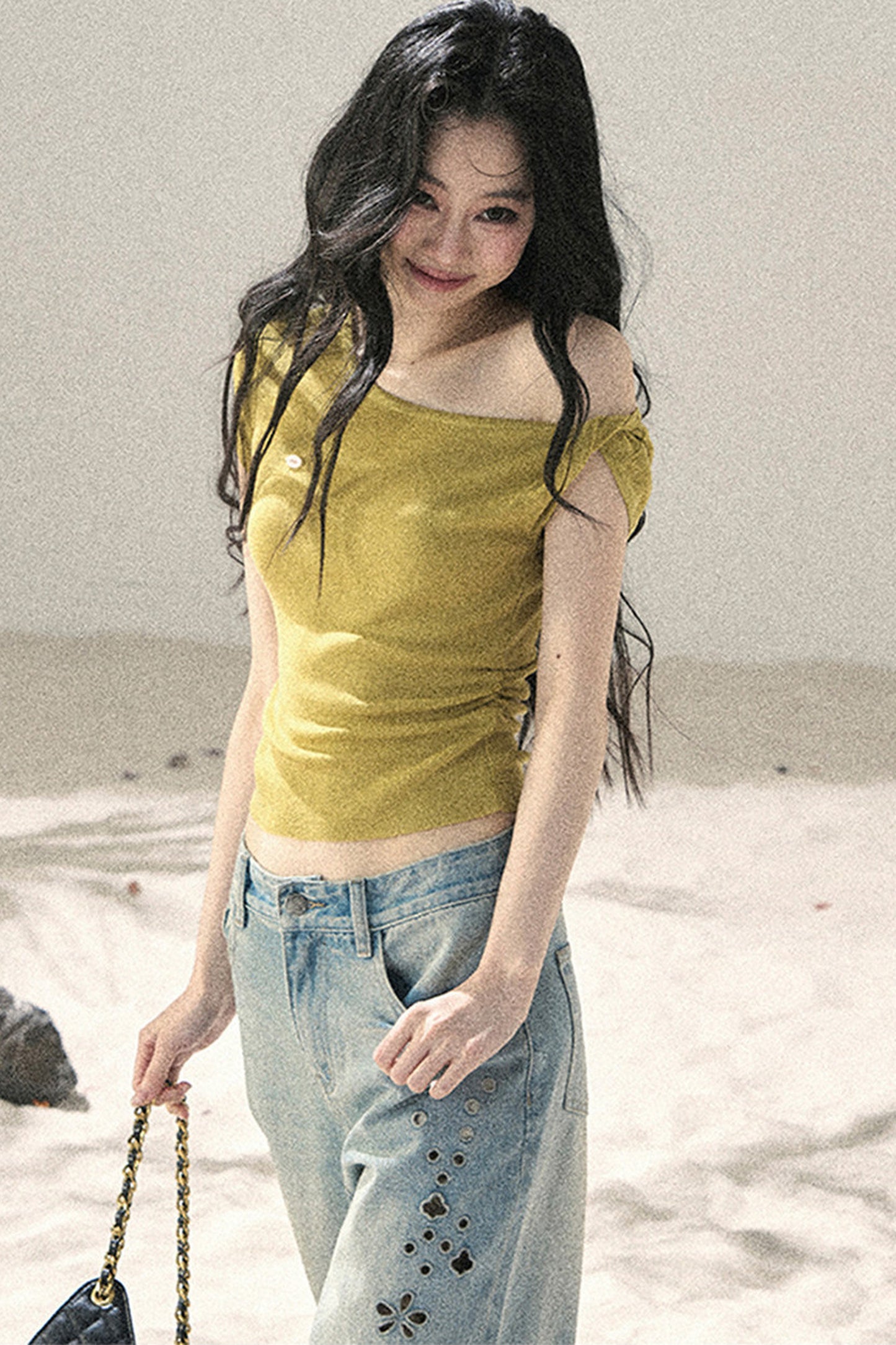 Asymmetrical Twist Summer Top