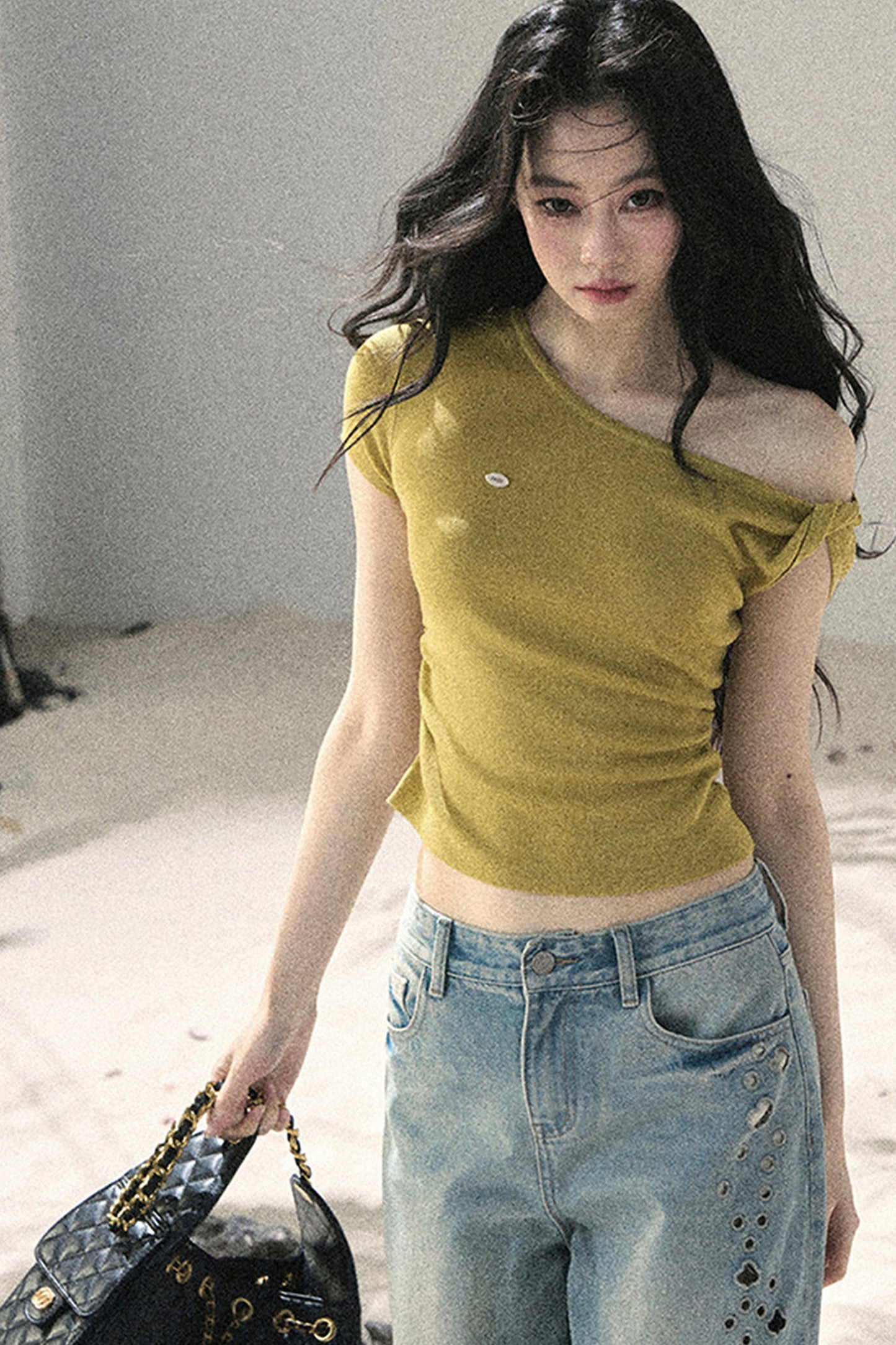 Asymmetrical Twist Summer Top