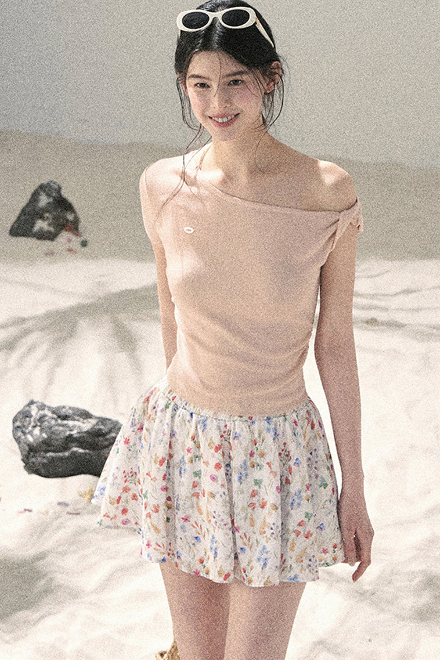Asymmetrical Twist Summer Top
