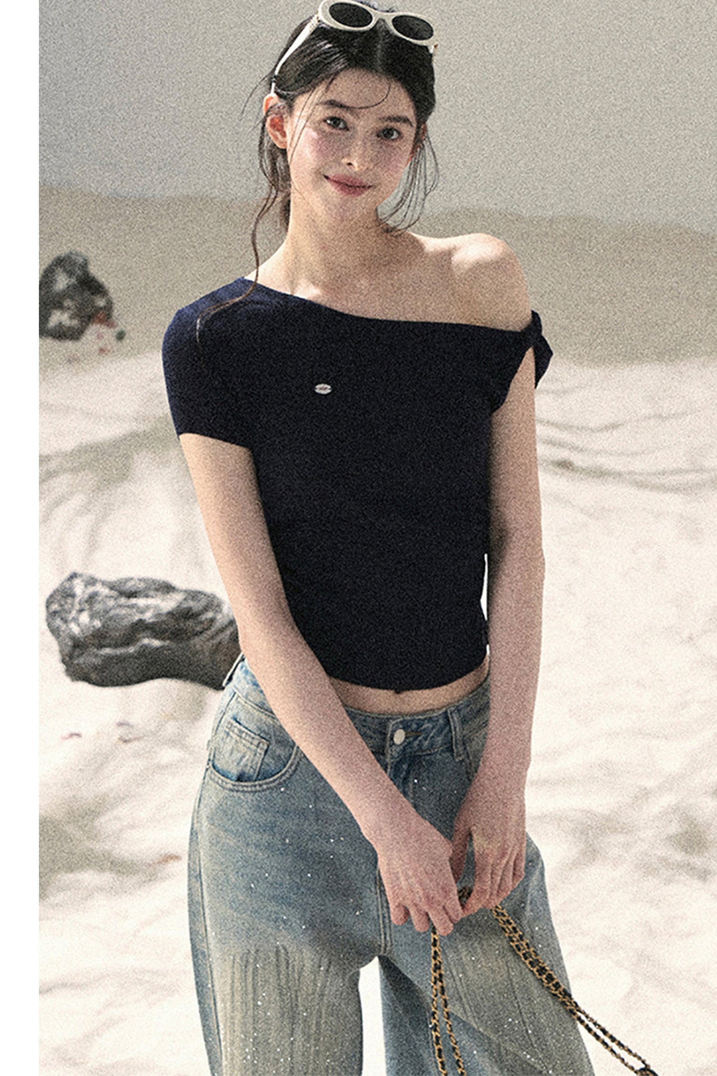 Asymmetrical Twist Summer Top