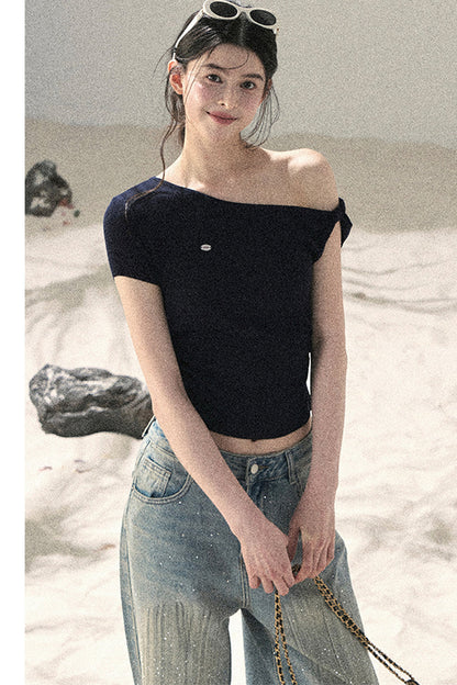 Asymmetrical Twist Summer Top