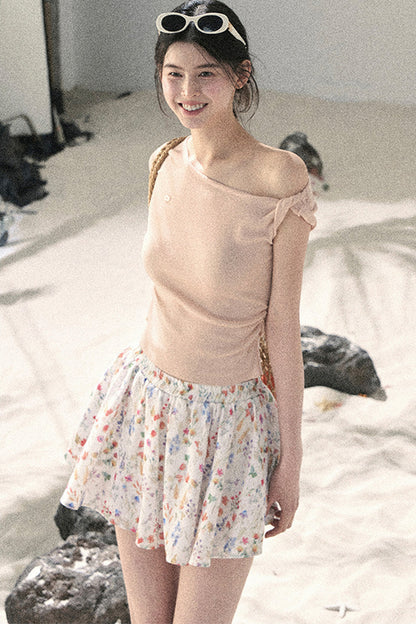 Asymmetrical Twist Summer Top