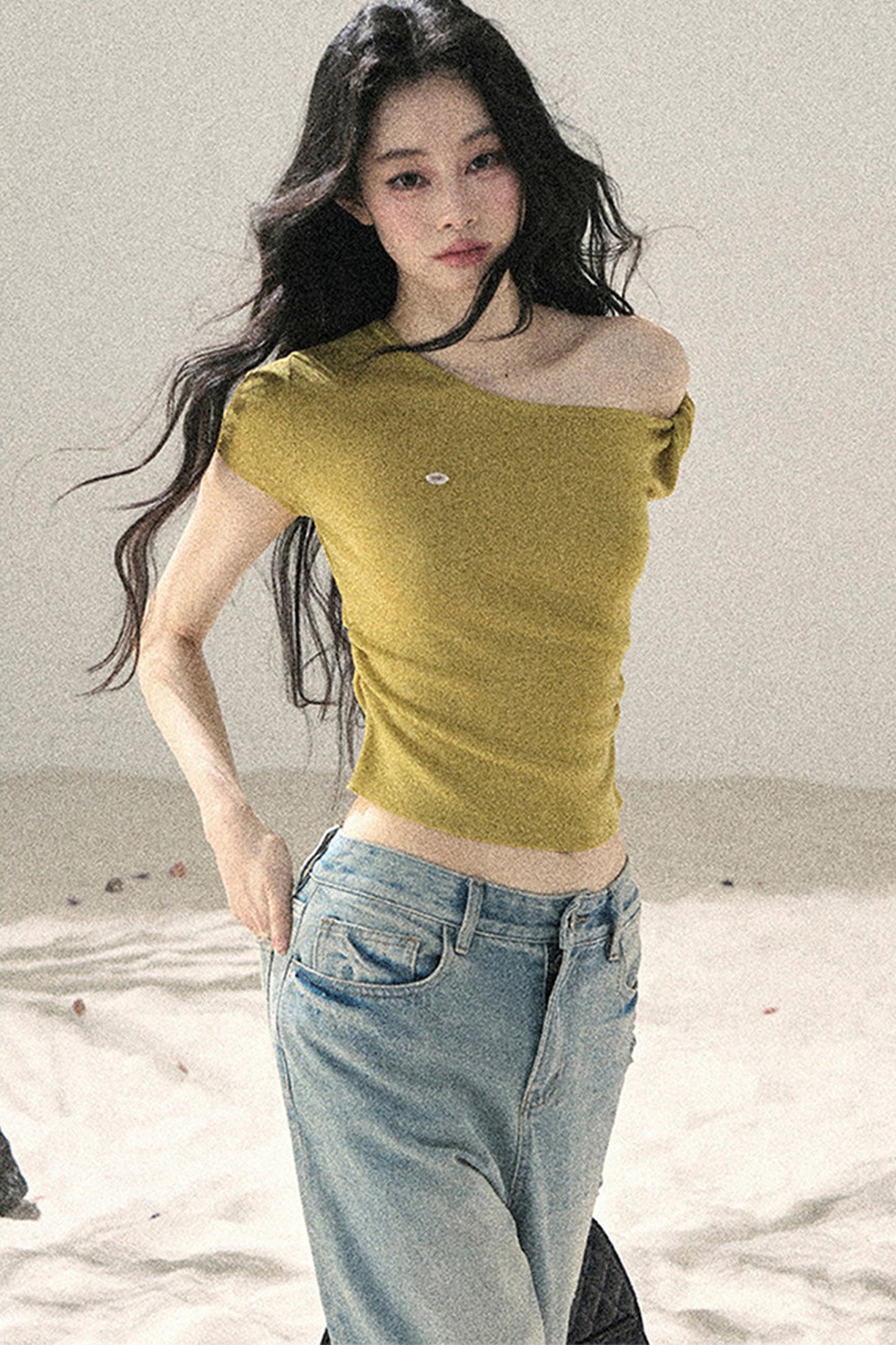 Asymmetrical Twist Summer Top
