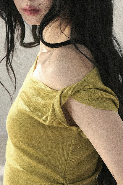 Asymmetrical Twist Summer Top