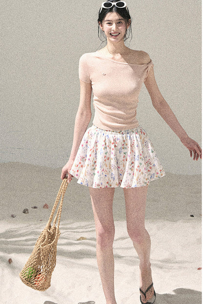Asymmetrical Twist Summer Top