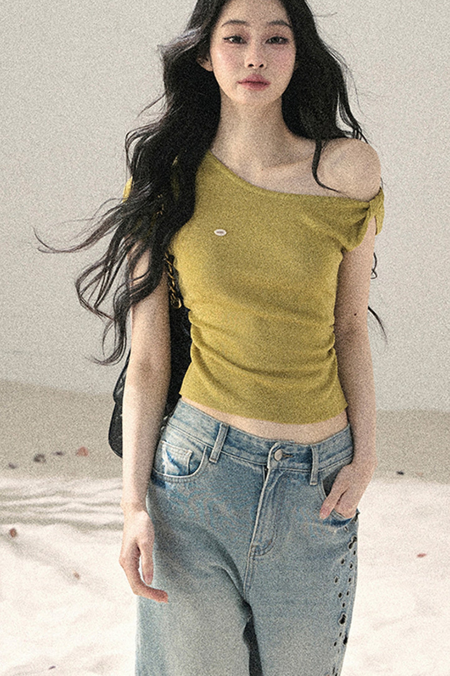 Asymmetrical Twist Summer Top