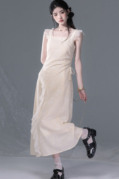Snow Bud Lace Camisole Dress