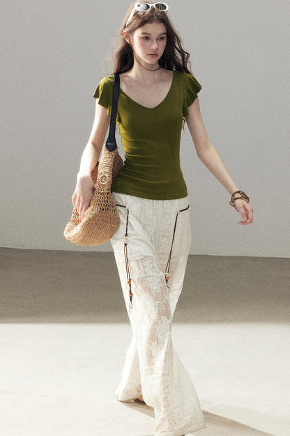 Summer Wind V-Neck Top