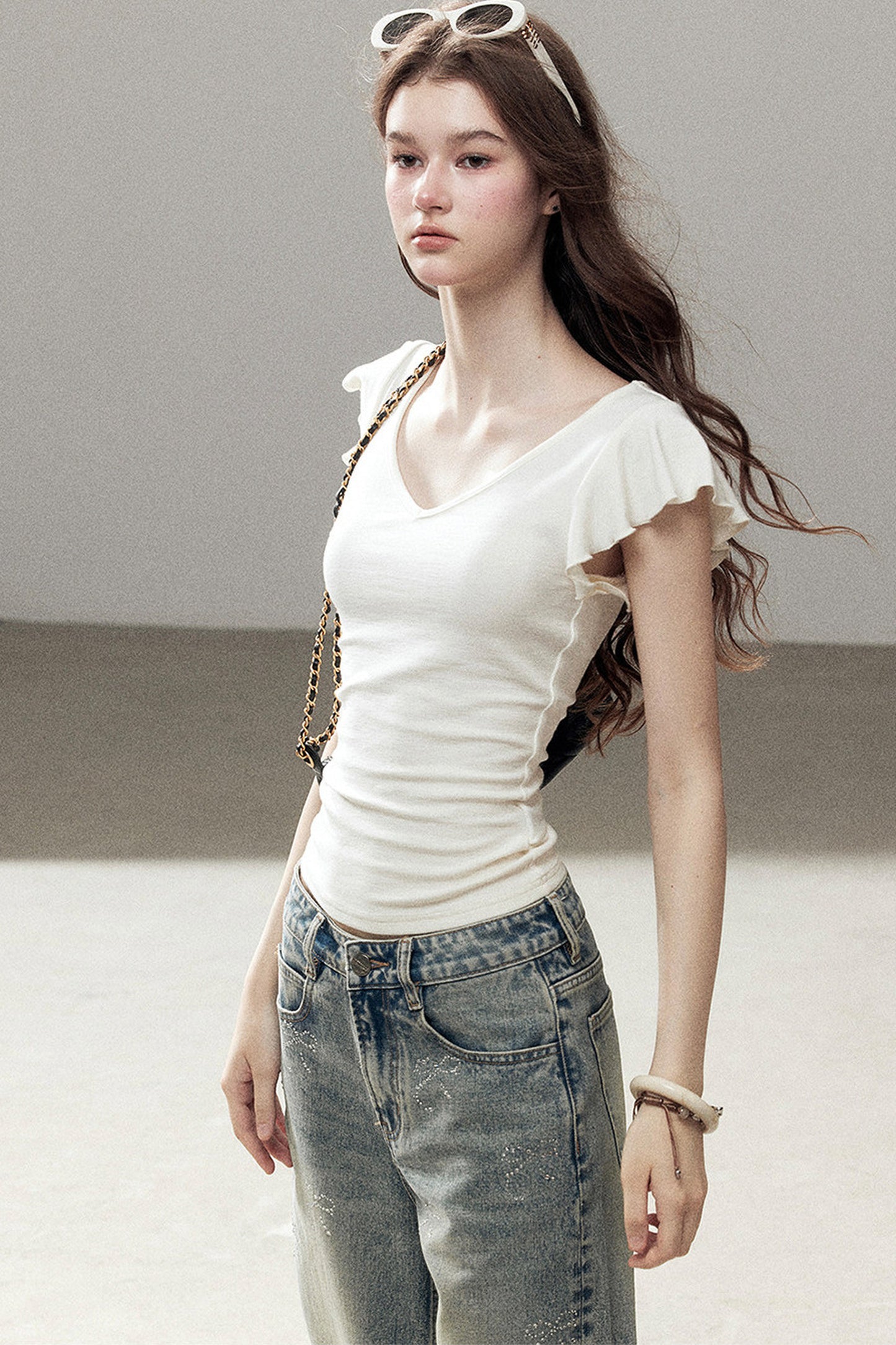 Summer Wind V-Neck Top