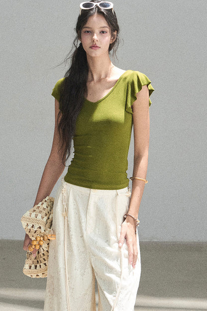 Summer Wind V-Neck Top