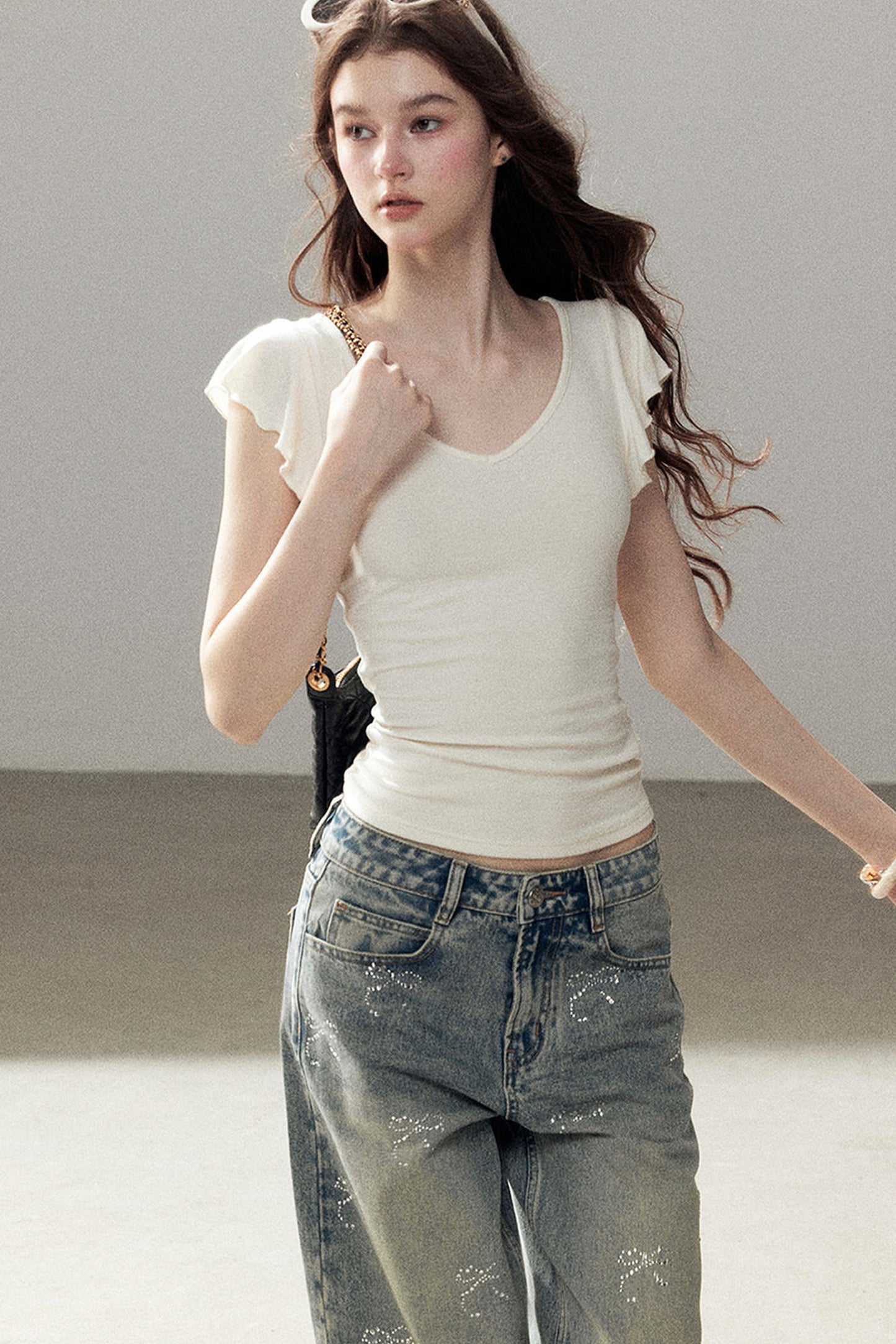 Summer Wind V-Neck Top