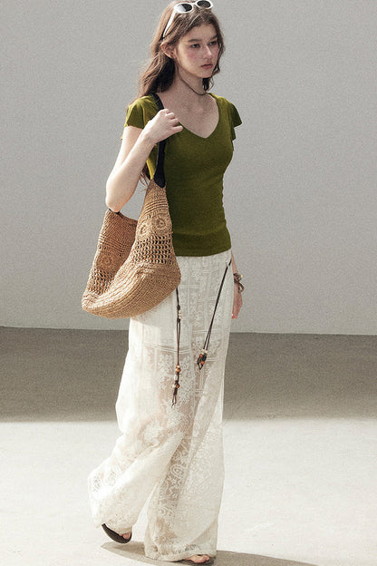 Summer Wind V-Neck Top