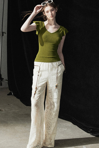 Summer Wind V-Neck Top