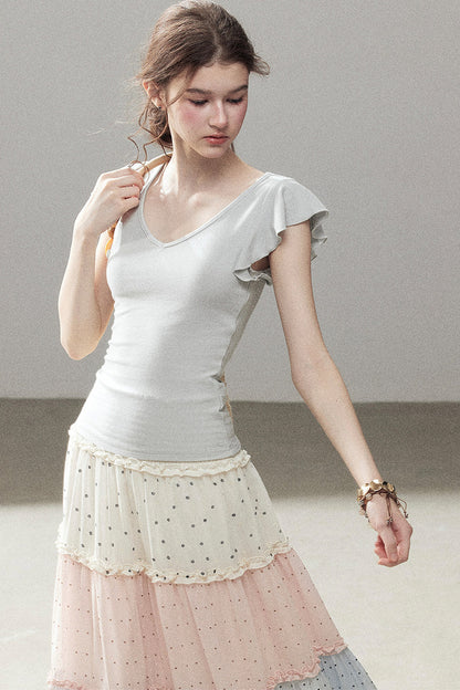 Summer Wind V-Neck Top