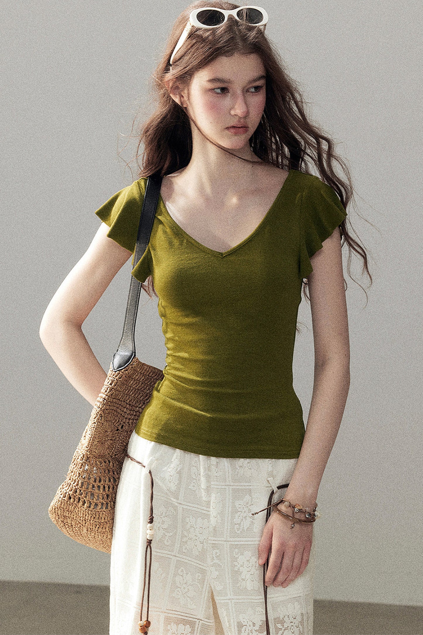 Summer Wind V-Neck Top