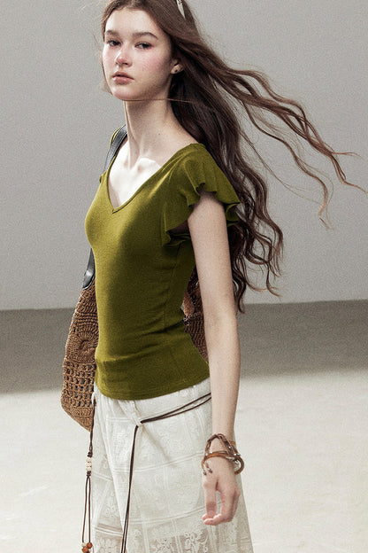 Summer Wind V-Neck Top