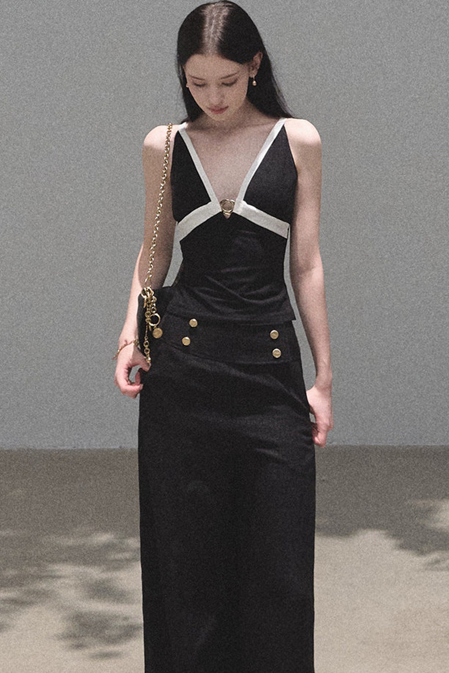 Modal V-Neck Camisole and Pants Set-Up