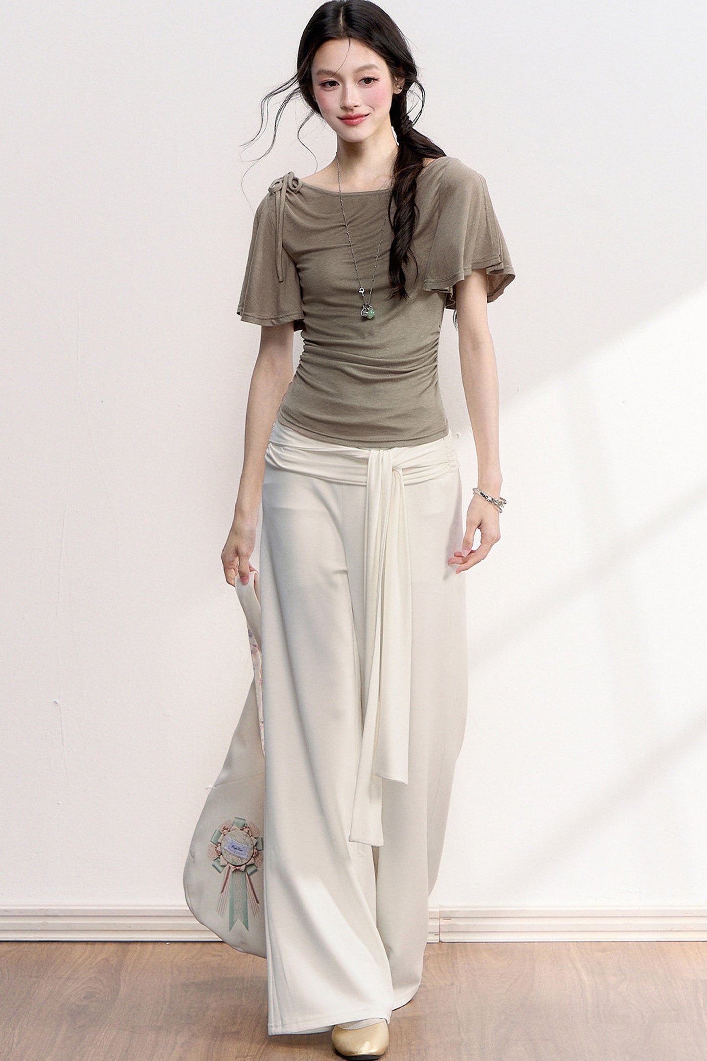 Cool Sensation Flutter Sleeve Top