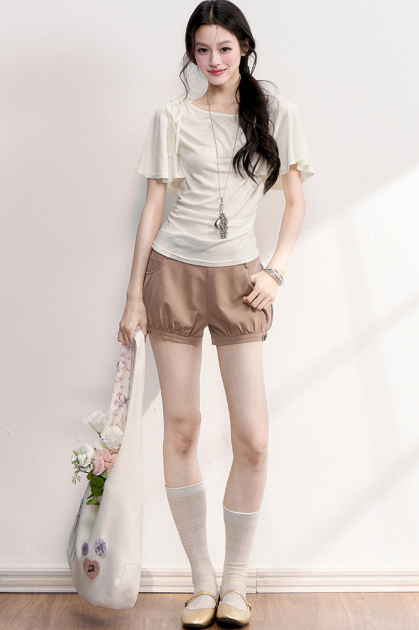 Cool Sensation Flutter Sleeve Top