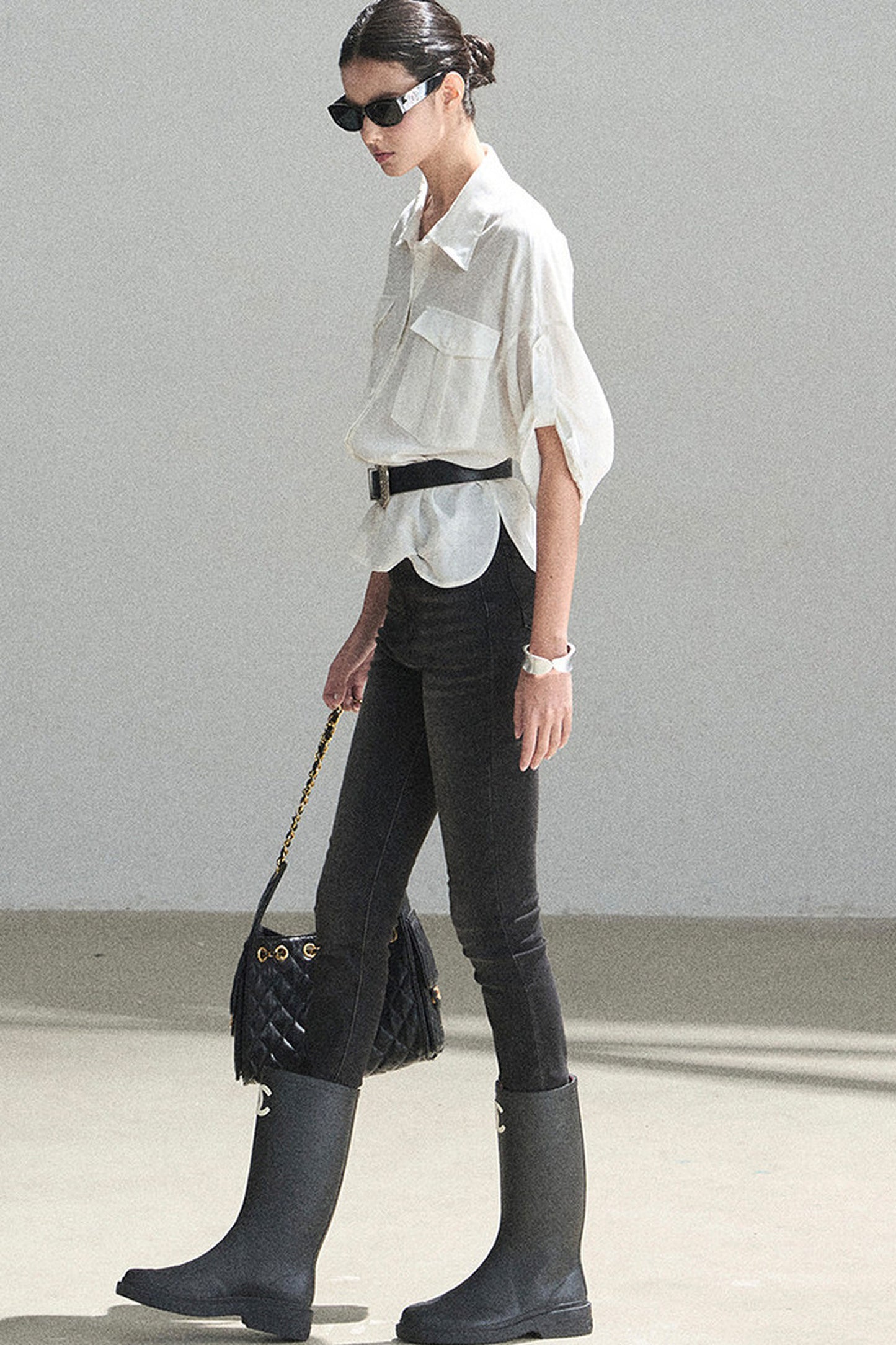 White Linen Shirt Set-Up